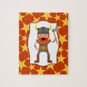 Viking Warrior Boy Birthday Party Legpuzzel (Verticaal)