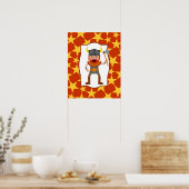 Viking Warrior Boy Birthday Party Poster (Keuken)