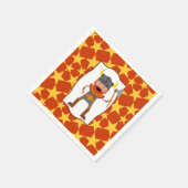 Viking Warrior Boy Birthday Party Servet (Hoek)