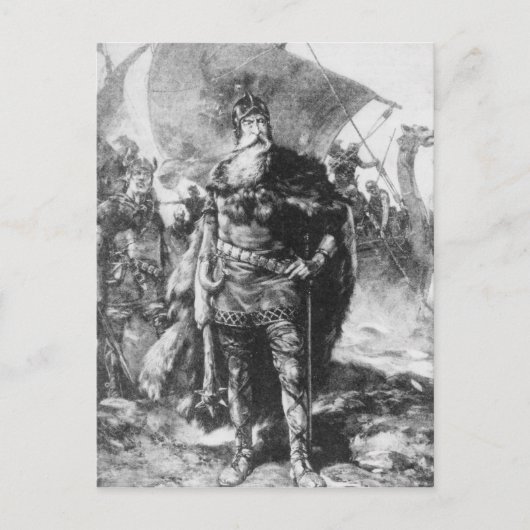 Viking Warrior Briefkaart (Voorkant)