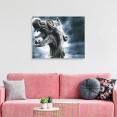 Viking Warrior Canvas Afdruk (Insitu (Woonkamer))