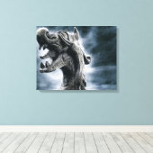 Viking Warrior Canvas Afdruk (Insitu (Houten vloer))