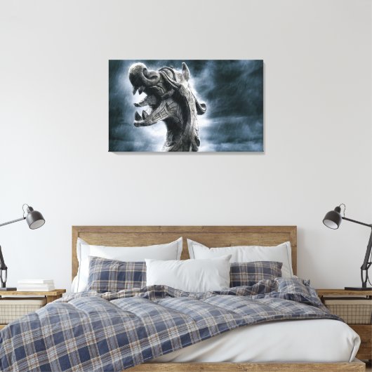 Viking Warrior Canvas Afdruk (Insitu (Slaapkamer))