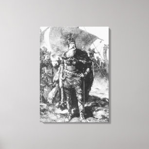 Viking Warrior Canvas Afdruk