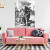 Viking Warrior Canvas Afdruk (Insitu (Woonkamer))