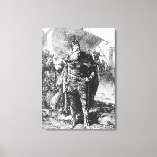 Viking Warrior Canvas Afdruk (Voorkant)