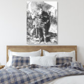 Viking Warrior Canvas Afdruk (Insitu (Slaapkamer))