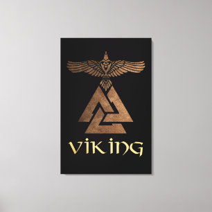 Viking Warrior Canvas Afdruk