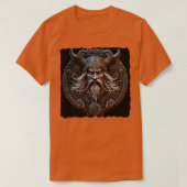 Viking Warrior Emblem T-shirt (Design voorkant)