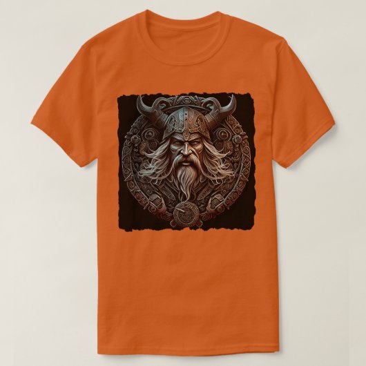 Viking Warrior Emblem T-shirt (Design voorkant)