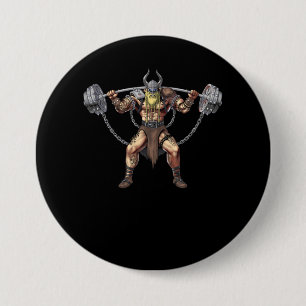 Viking Warrior Fitness Weight Lifting Ronde Button 7,6 Cm