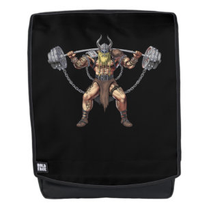 Viking Warrior Fitness Weight Lifting Rugtassen