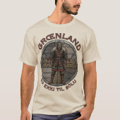 Viking Warrior Greenland T-shirt (Voorkant)