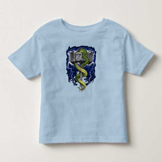 Viking Warrior Hammer Kinder Shirts (Voorkant)