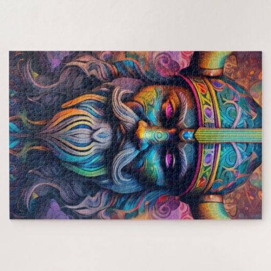 Viking Warrior Jigsaw Puzzel (Horizontaal)