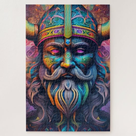 Viking Warrior Jigsaw Puzzel (Verticaal)
