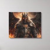 Viking Warrior Knight - Uitgerekte canvas Print (Voorkant)