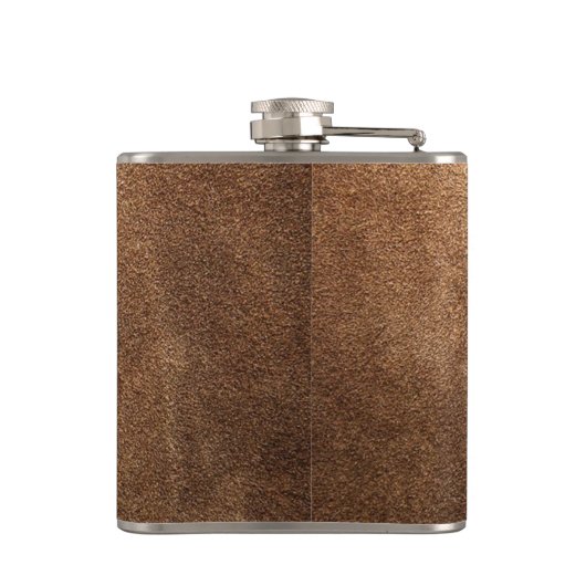 Viking Warrior Leather Print Heupfles (Achterkant)