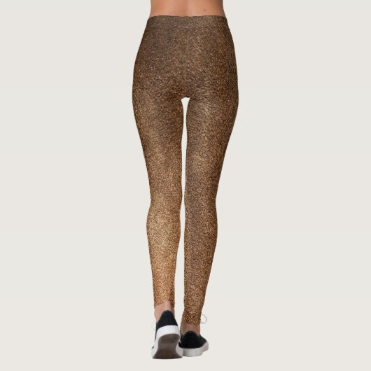 Viking Warrior Leather Print Leggings (Achterkant)