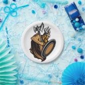 Viking Warrior Papieren Bordje (Feest)