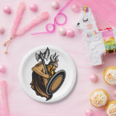 Viking Warrior Papieren Bordje (Feest)