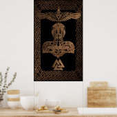 Viking Warrior Poster (Keuken)