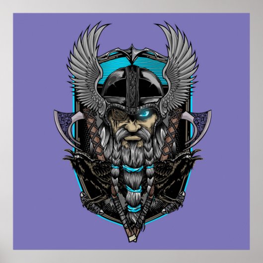 Viking Warrior Poster (Voorkant)