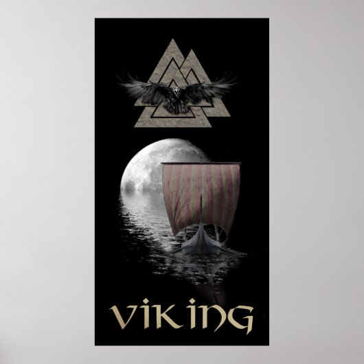 Viking Warrior Poster (Voorkant)