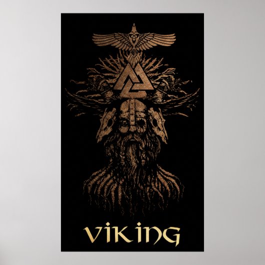 Viking Warrior Poster (Voorkant)