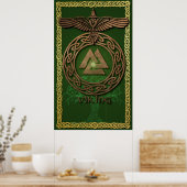 Viking Warrior Poster (Keuken)