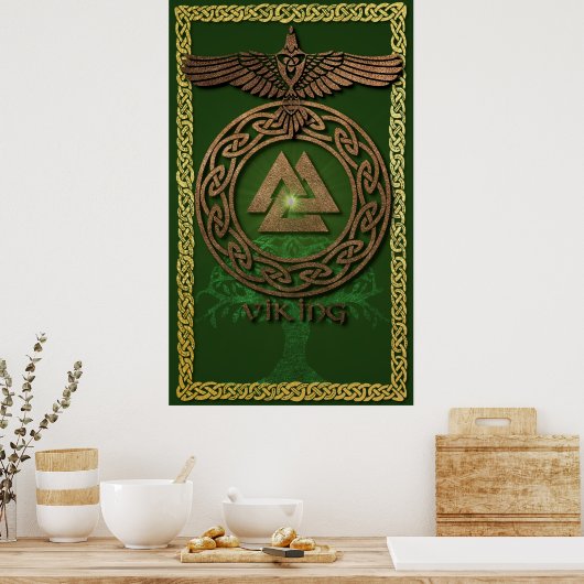 Viking Warrior Poster (Keuken)