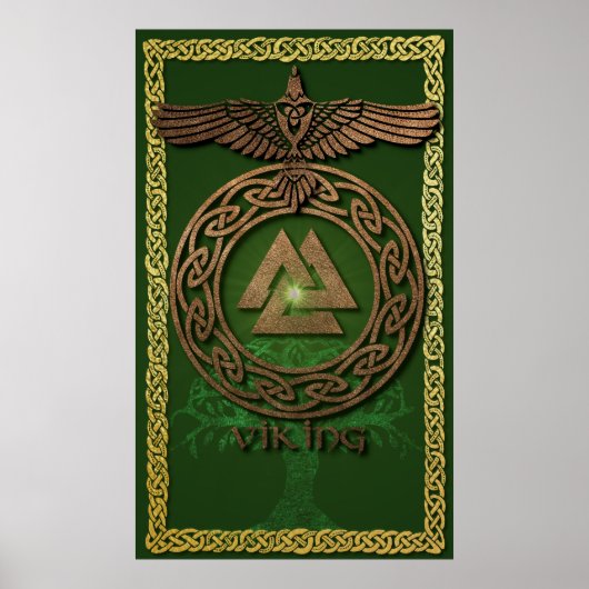 Viking Warrior Poster (Voorkant)