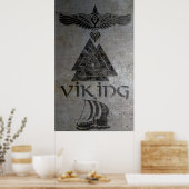 Viking Warrior Poster (Keuken)