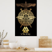 Viking Warrior Poster (Keuken)