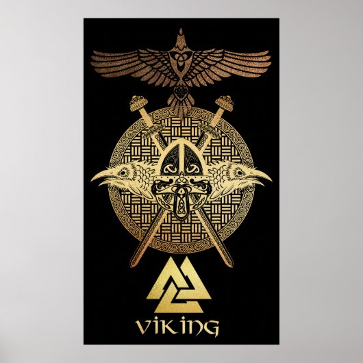 Viking Warrior Poster (Voorkant)
