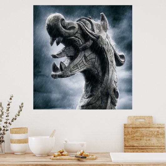 Viking Warrior Poster (Keuken)