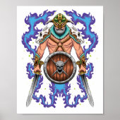 Viking Warrior Poster (Voorkant)