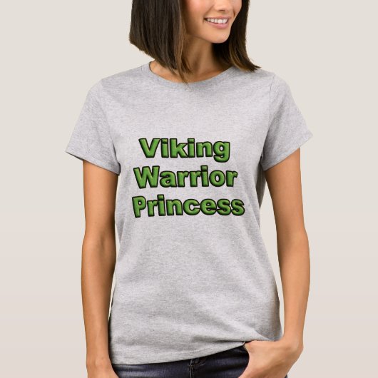 Viking Warrior Princess T-shirt (Voorkant)