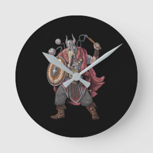 Viking Warrior Ronde Klok