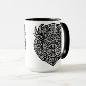 Viking Warrior Shield Mok (Voorkant rechts)