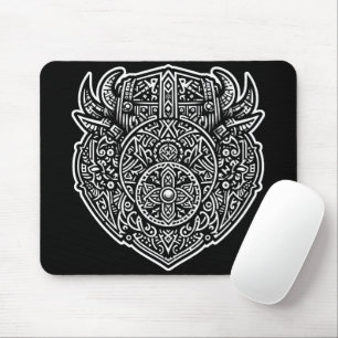 Viking Warrior Shield Muismat