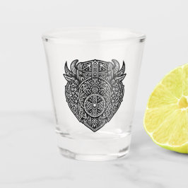 Viking Warrior Shield Shot Glas