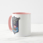 Viking Warrior Ship Raven Mok (Voorkant links)