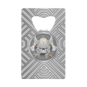 Viking Warrior Skull Creditkaart Flessenopener