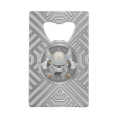 Viking Warrior Skull Creditkaart Flessenopener (Achterkant)