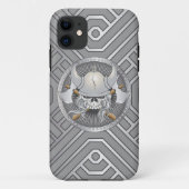 Viking Warrior Skull Hoesje-Mate iPod Touch Case (Achterkant)