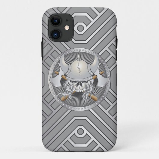 Viking Warrior Skull Hoesje-Mate iPod Touch Case (Achterkant)