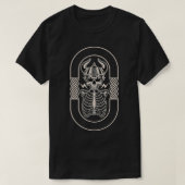Viking Warrior Skull Skeleton Ax T-shirt (Design voorkant)