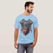 Viking Warrior Skull T-shirt (Voorkant volledig)