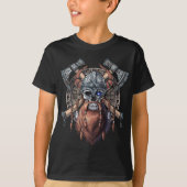 Viking Warrior Skull T-shirt (Voorkant)